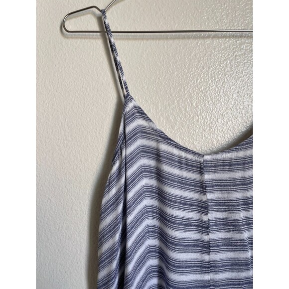 Free People Striped Crossroads Cami in Navy/Ivory Size SMALL - Picture 2 of 6